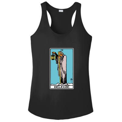 Deleuze As The Hermit Tarot Card Ladies PosiCharge Competitor Racerback Tank