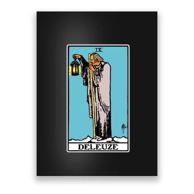 Deleuze As The Hermit Tarot Card Poster