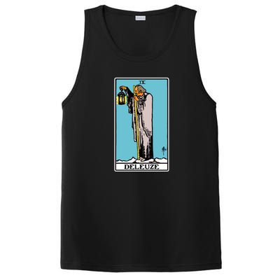 Deleuze As The Hermit Tarot Card PosiCharge Competitor Tank