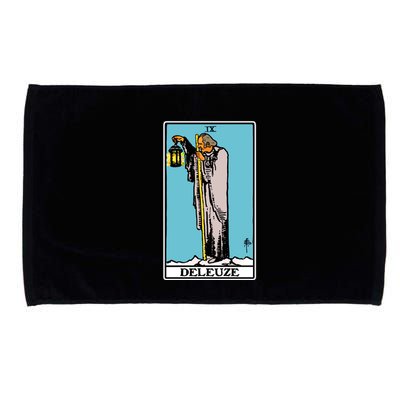 Deleuze As The Hermit Tarot Card Microfiber Hand Towel