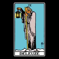 Deleuze As The Hermit Tarot Card Kids Sweatshirt