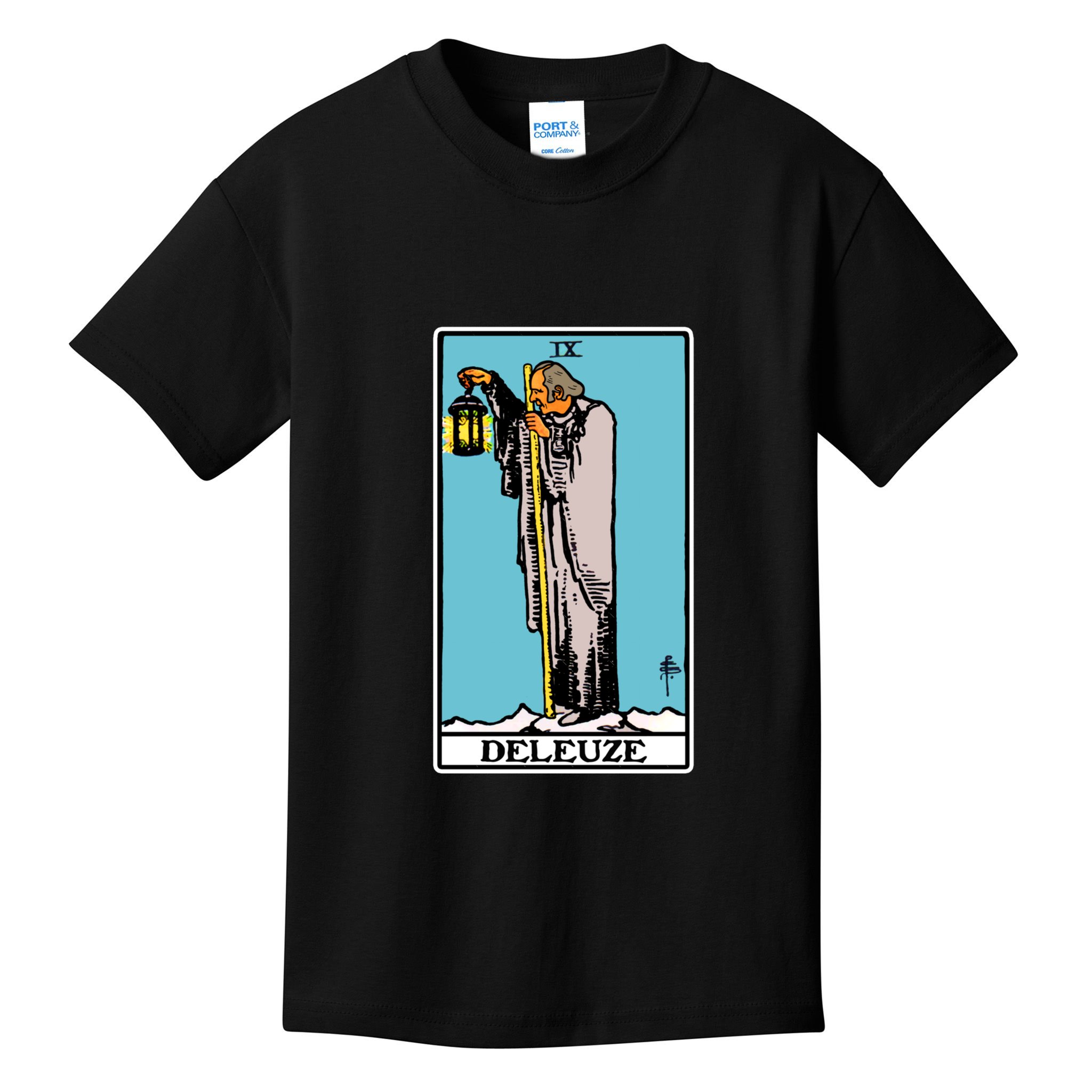 Deleuze As The Hermit Tarot Card Kids T-Shirt