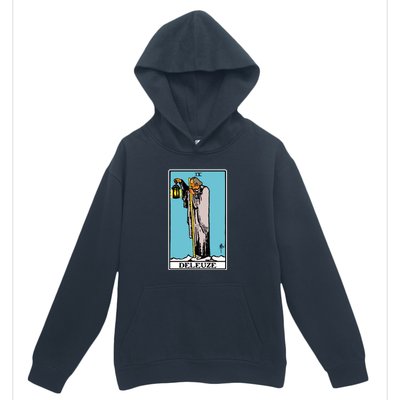 Deleuze As The Hermit Tarot Card Urban Pullover Hoodie