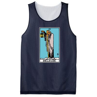 Deleuze As The Hermit Tarot Card Mesh Reversible Basketball Jersey Tank