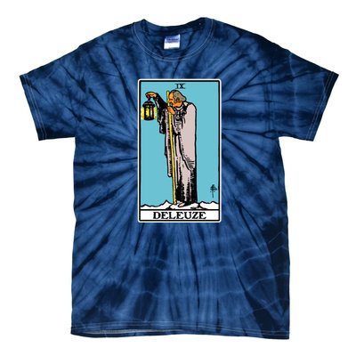 Deleuze As The Hermit Tarot Card Tie-Dye T-Shirt