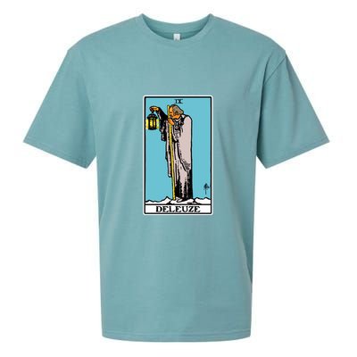 Deleuze As The Hermit Tarot Card Sueded Cloud Jersey T-Shirt