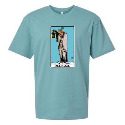 Deleuze As The Hermit Tarot Card Sueded Cloud Jersey T-Shirt