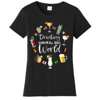 Drinking Around The World Vacation Drinking Showcase Women's T-Shirt