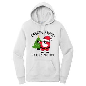 Dabbing Around The Christmas Tree Women's Pullover Hoodie