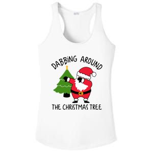 Dabbing Around The Christmas Tree Ladies PosiCharge Competitor Racerback Tank