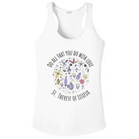 Do All That You Do With Love St Therese Of Lisieux Ladies PosiCharge Competitor Racerback Tank