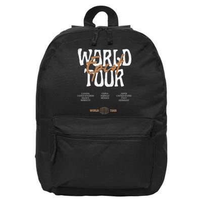 Drinking Around The World Epcot Drinking World Showcase 16 in Basic Backpack