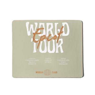 Drinking Around The World Epcot Drinking World Showcase Mousepad