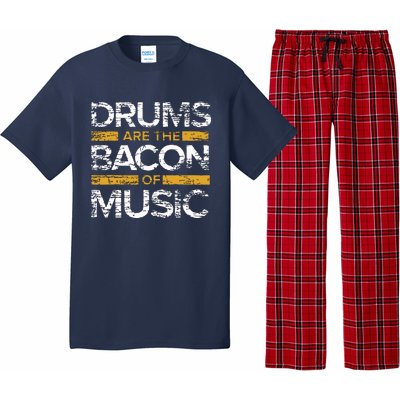 Drums Are The Bacon Of Music Drummer Drums Pajama Set