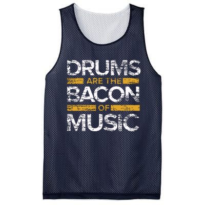 Drums Are The Bacon Of Music Drummer Drums Mesh Reversible Basketball Jersey Tank