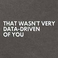 Data Analyst That WasnT Very Data Driven Of You Cotton Canvas Backpack