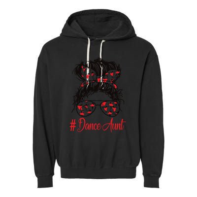 Dance Aunt Teesgift Love Dance Tap Dance Dancer Birthday Gift Garment-Dyed Fleece Hoodie