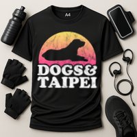 Dogs And Taipei Taiwan 'S Or 'S Dog Gift Cooling Performance Crew T-Shirt