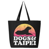 Dogs And Taipei Taiwan 'S Or 'S Dog Gift 25L Jumbo Tote