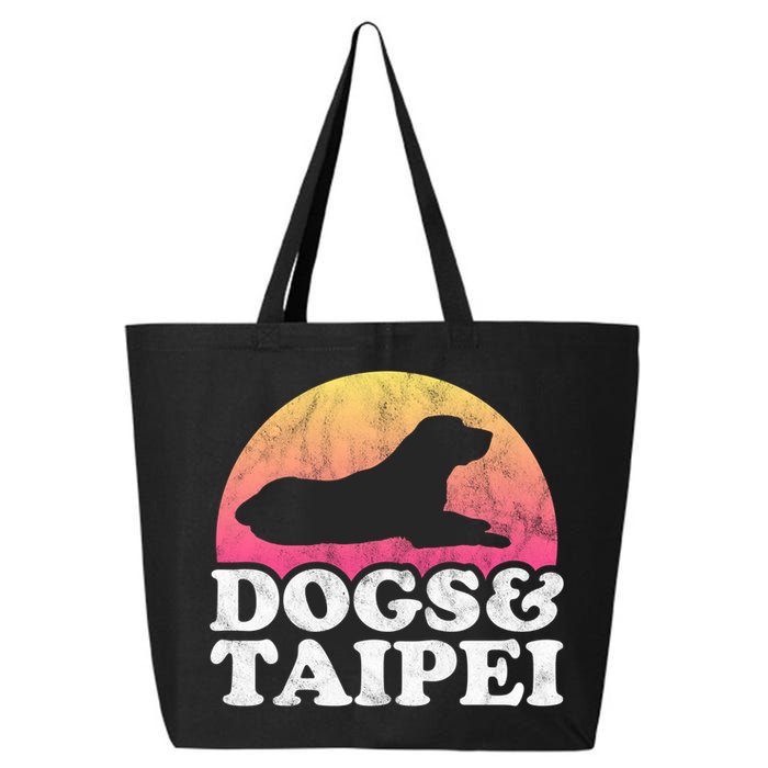 Dogs And Taipei Taiwan 'S Or 'S Dog Gift 25L Jumbo Tote