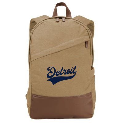 Detroit Athletic Throwback Cotton Canvas Backpack