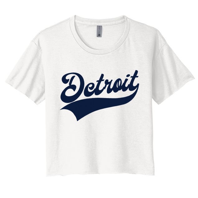 Detroit Athletic Throwback Crop Top