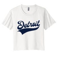 Detroit Athletic Throwback Crop Top
