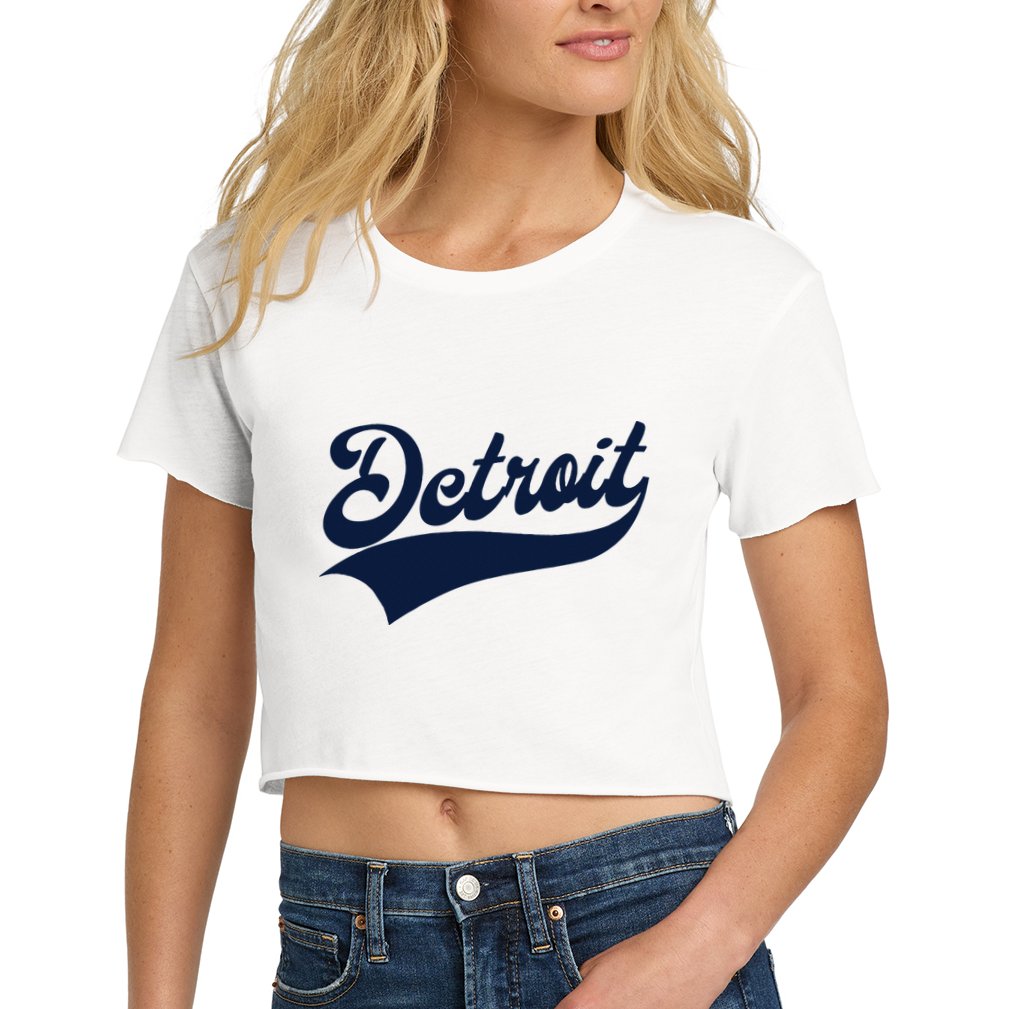Detroit Athletic Throwback Crop Top