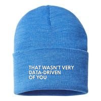 Data Analyst That WasnT Very Data Driven Of You Sustainable Knit Beanie