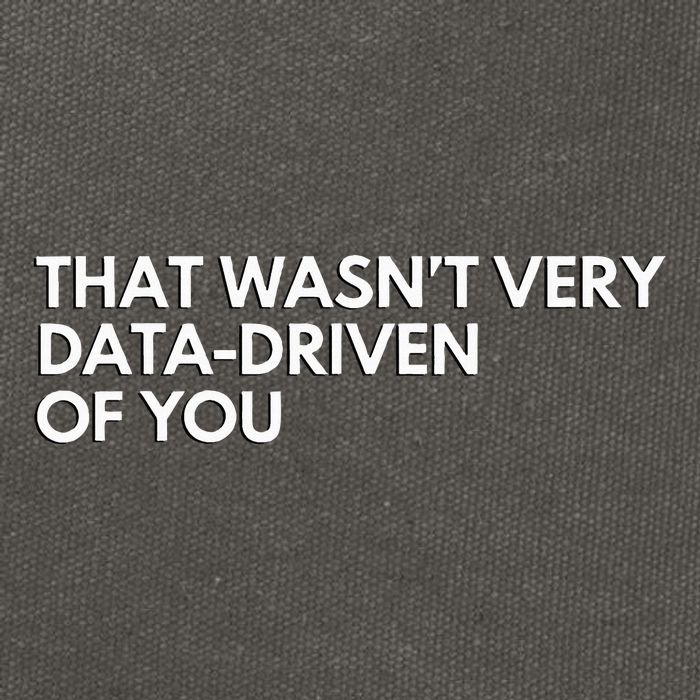 Data Analyst That WasnT Very Data Driven Of You Cotton Canvas Backpack