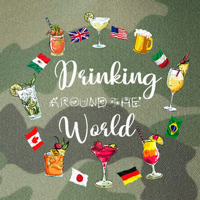 Drinking Around The World Vacation Drinking Showcase Legacy Tie Dye Trucker Hat