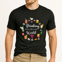 Drinking Around The World Vacation Drinking Showcase Performance Shirt