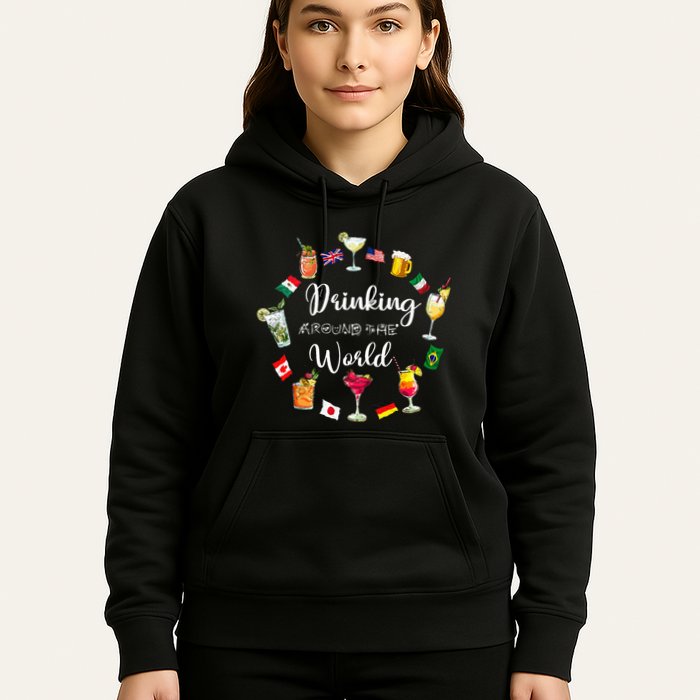 Drinking Around The World Vacation Drinking Showcase Hoodie