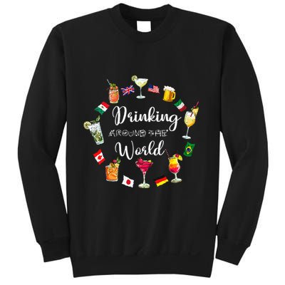 Drinking Around The World Vacation Drinking Showcase Sweatshirt