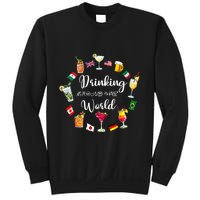 Drinking Around The World Vacation Drinking Showcase Sweatshirt