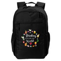Drinking Around The World Vacation Drinking Showcase Backpack