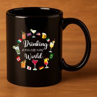 Drinking Around The World Vacation Drinking Showcase 11oz C Handle Ceramic Mug