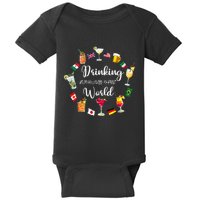 Drinking Around The World Vacation Drinking Showcase Baby Bodysuit