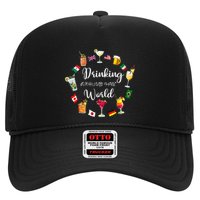 Drinking Around The World Vacation Drinking Showcase Trucker Hat