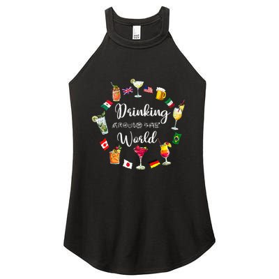 Drinking Around The World Vacation Drinking Showcase Women's Perfect Tri Rocker Tank