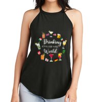 Drinking Around The World Vacation Drinking Showcase Women's Perfect Tri Rocker Tank