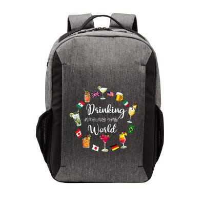 Drinking Around The World Vacation Drinking Showcase Vector Backpack