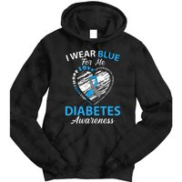 Diabetes Awareness Type 1 2 In November We Wear Blue Tie Dye Hoodie