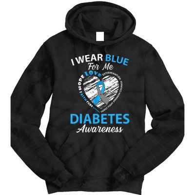 Diabetes Awareness Type 1 2 In November We Wear Blue Tie Dye Hoodie