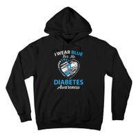 Diabetes Awareness Type 1 2 In November We Wear Blue Tall Hoodie