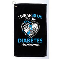 Diabetes Awareness Type 1 2 In November We Wear Blue Golf Towel