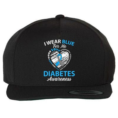 Diabetes Awareness Type 1 2 In November We Wear Blue Wool Snapback Cap
