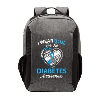 Diabetes Awareness Type 1 2 In November We Wear Blue Vector Backpack