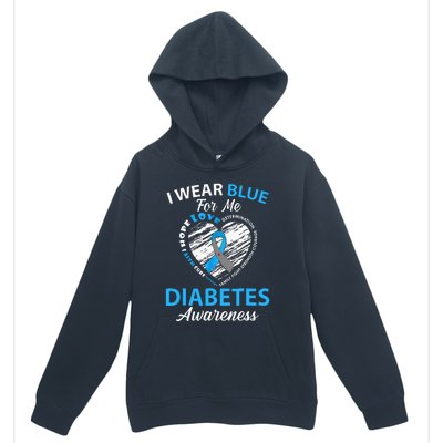 Diabetes Awareness Type 1 2 In November We Wear Blue Urban Pullover Hoodie