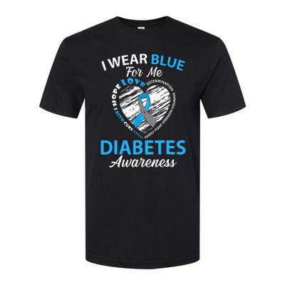 Diabetes Awareness Type 1 2 In November We Wear Blue Softstyle CVC T-Shirt